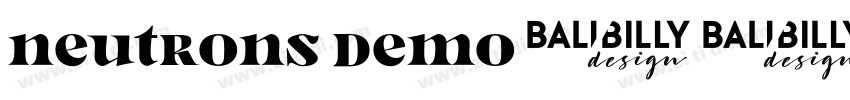 Neutrons Demo字体转换